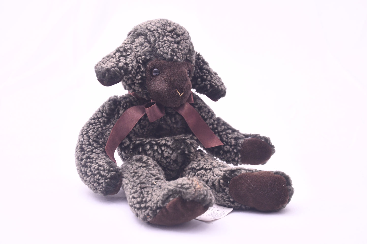 Russ Berrie Lil' Trubbles Gray Lamb Sheep Plush Stuffed Animal w/ Tags 1227