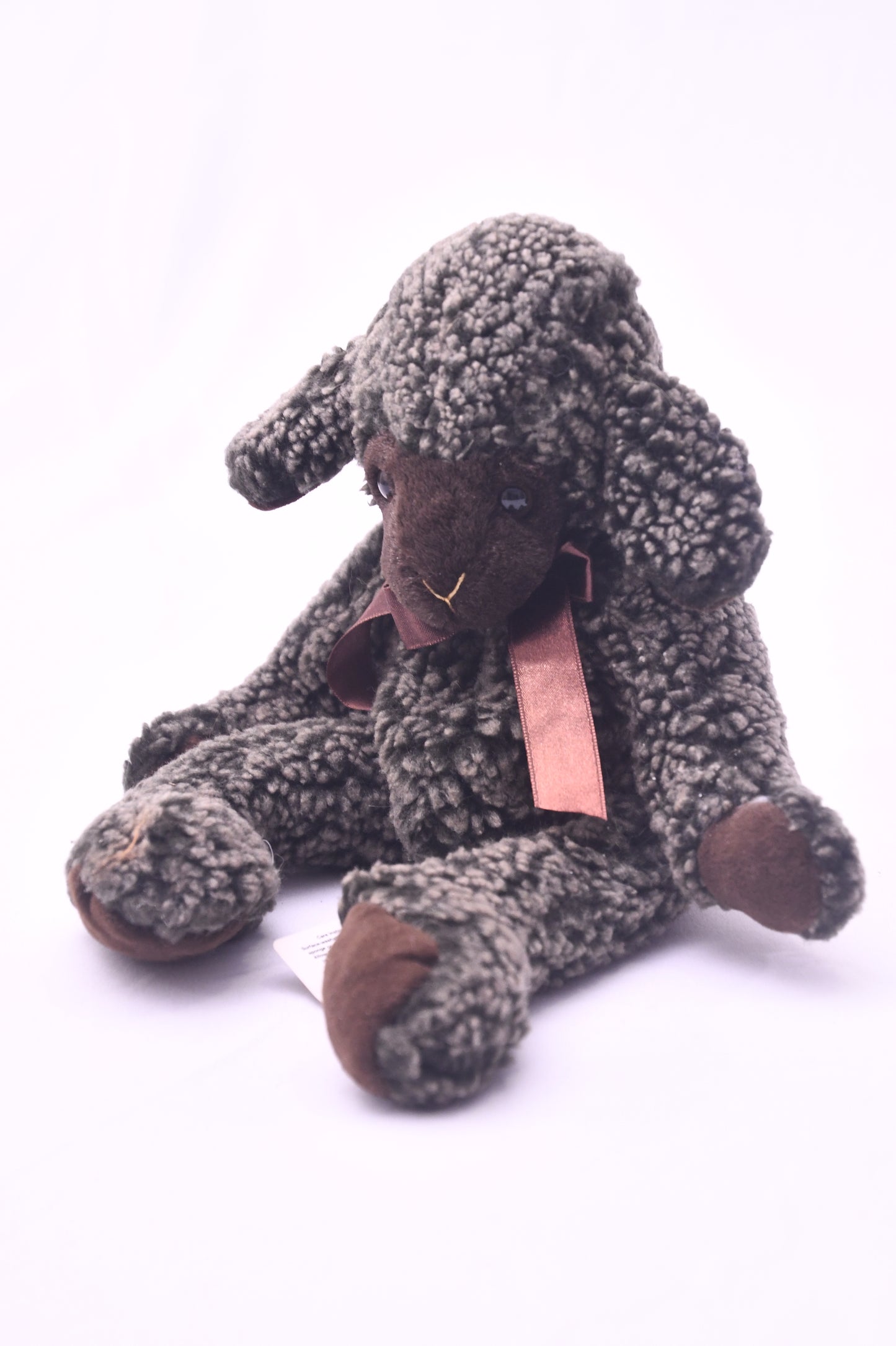 Russ Berrie Lil' Trubbles Gray Lamb Sheep Plush Stuffed Animal w/ Tags 1227