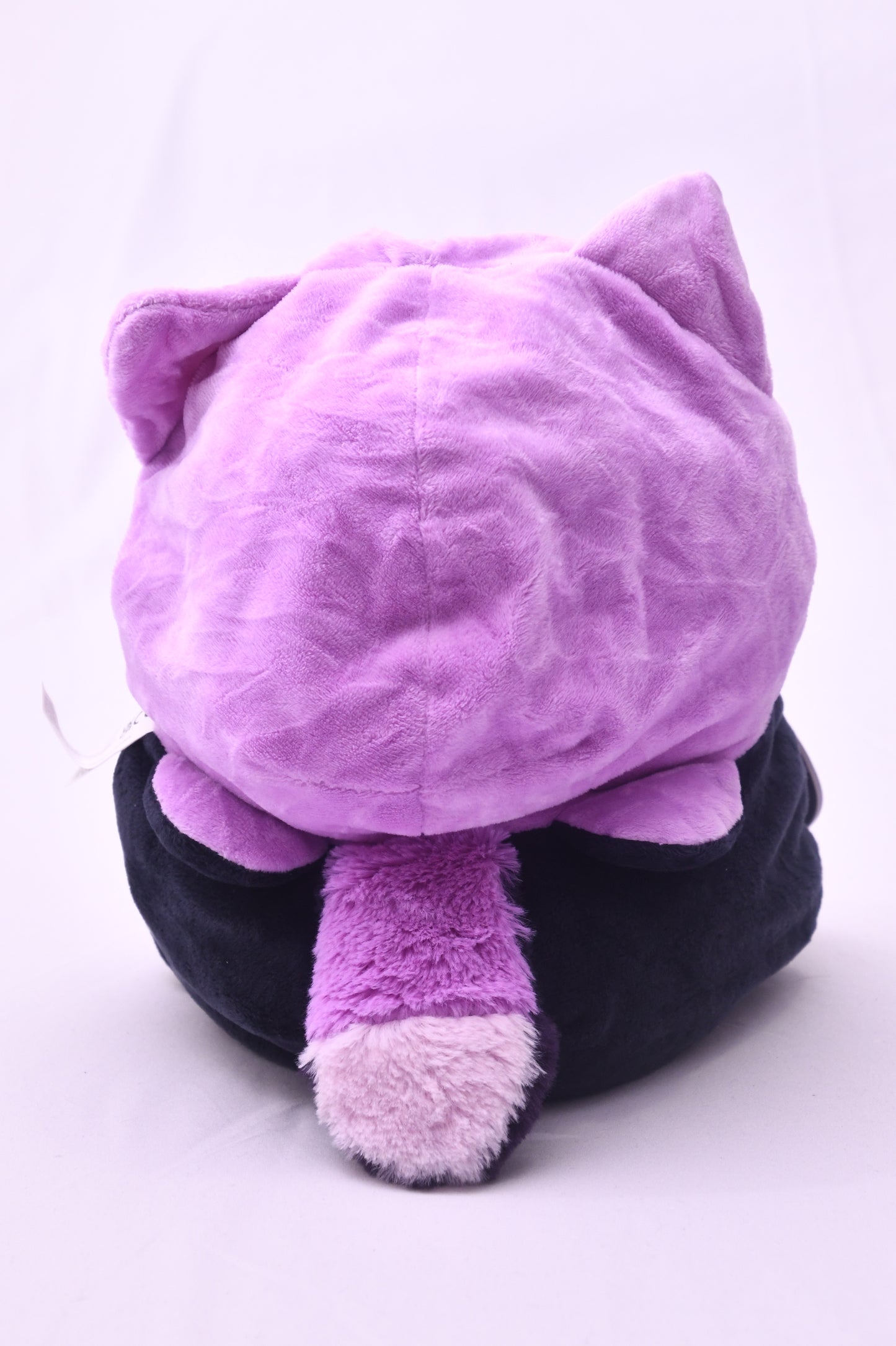 TeeTurtle Big Reversible Fox Plush Purple Black Mood Plushie NWT Soft Toy