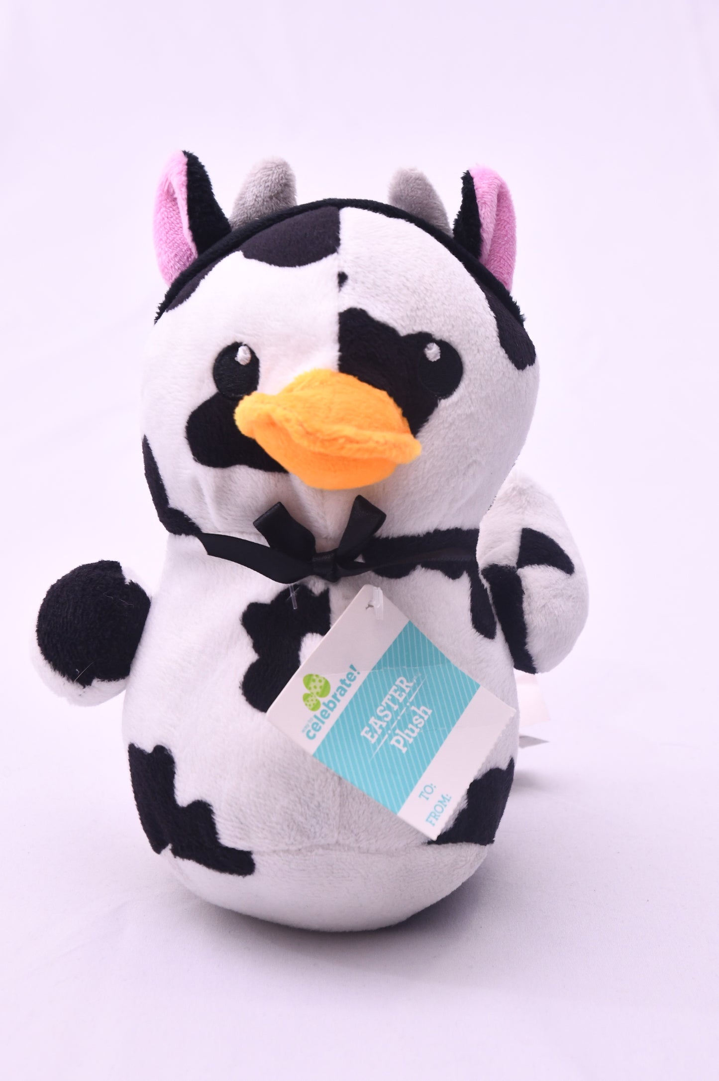 Way To Celebrate Easter Duckie Cow Plush Stuffed Animal NWT Walmart 2023 Gift