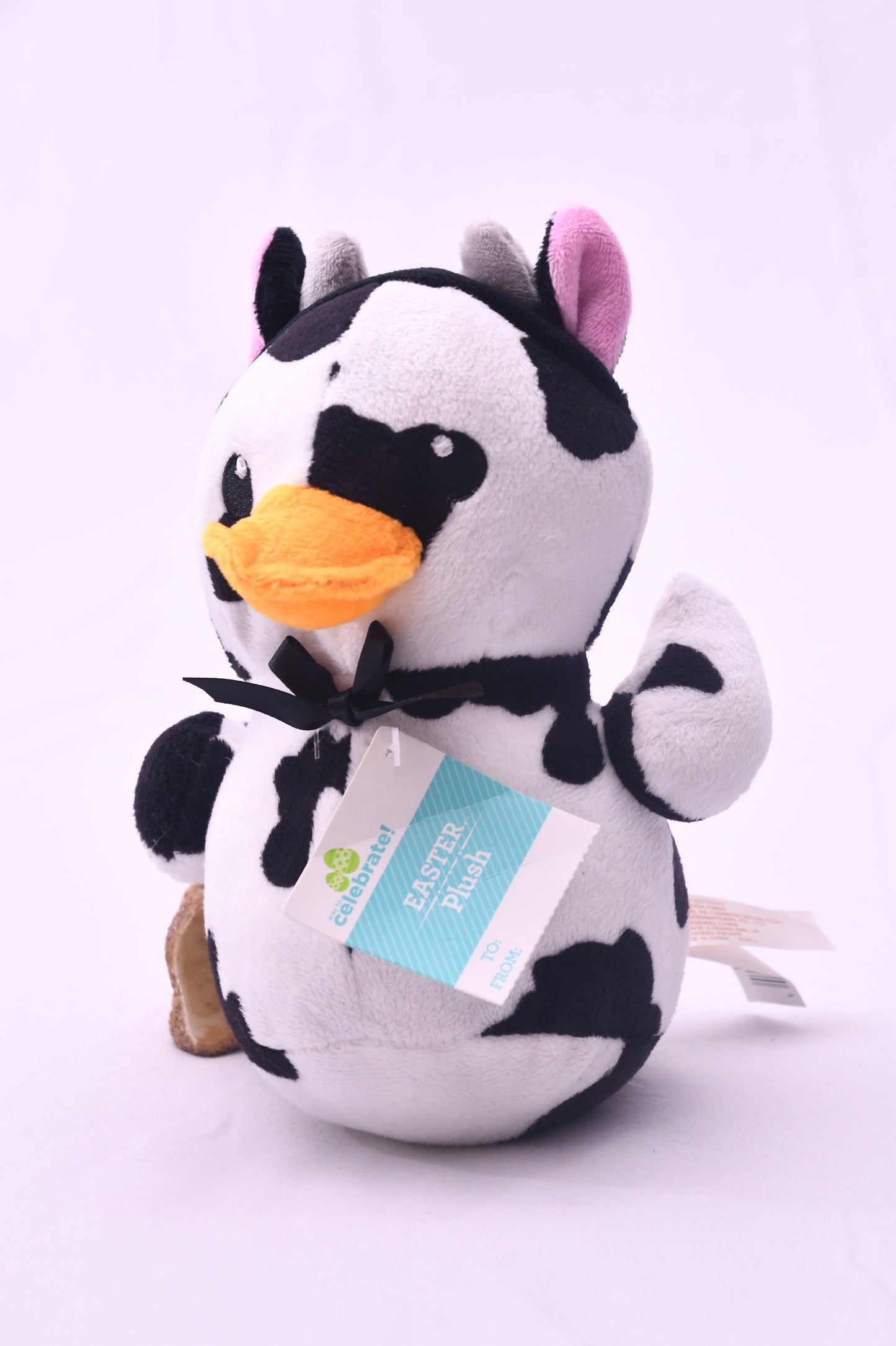 Way To Celebrate Easter Duckie Cow Plush Stuffed Animal NWT Walmart 2023 Gift