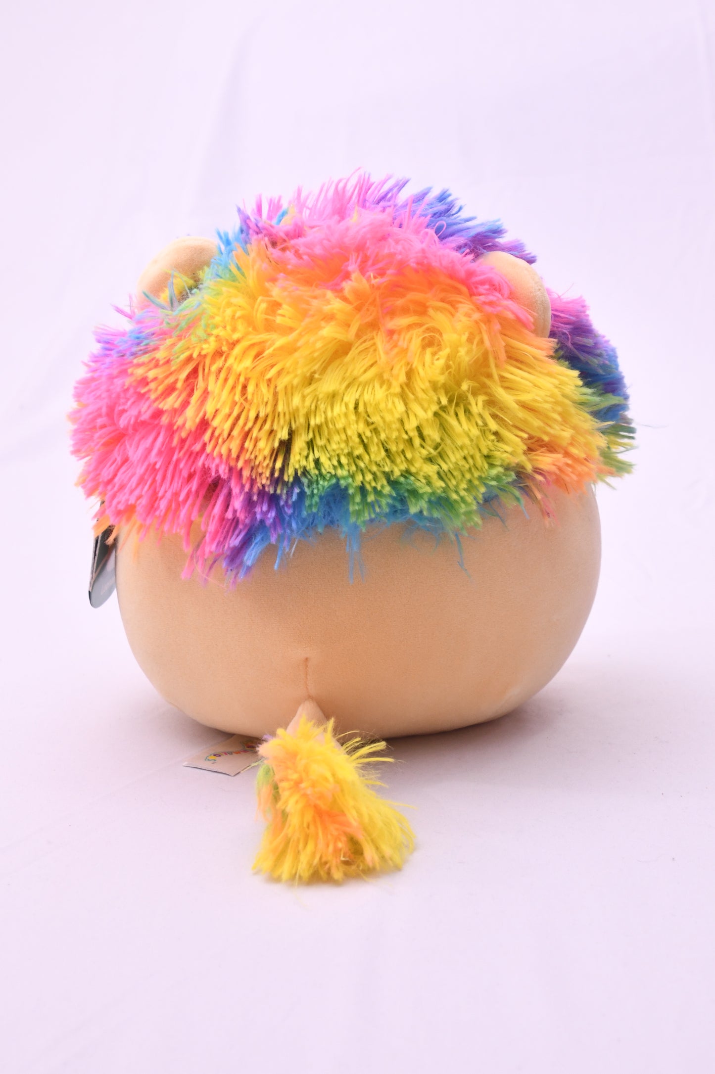 Squishmallows Leonard Rainbow Lion Plush Kellytoy 8" Stuffed Animal NWT