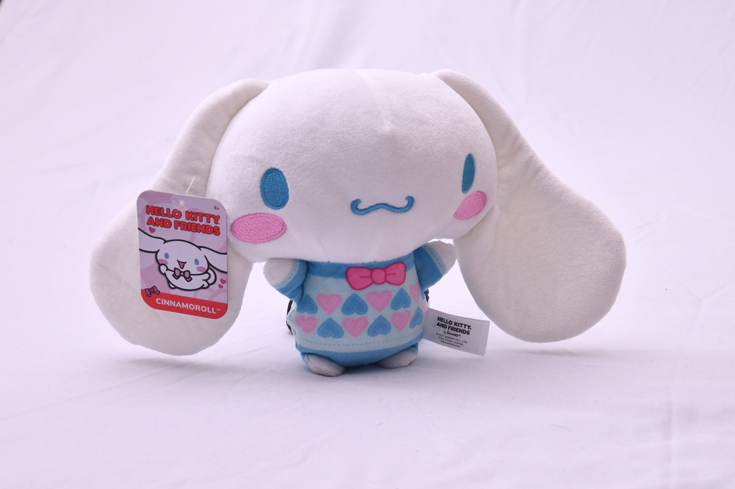 Sanrio Hello Kitty & Friends Cinnamoroll Plush Doll 8" Stuffed Animal NWT