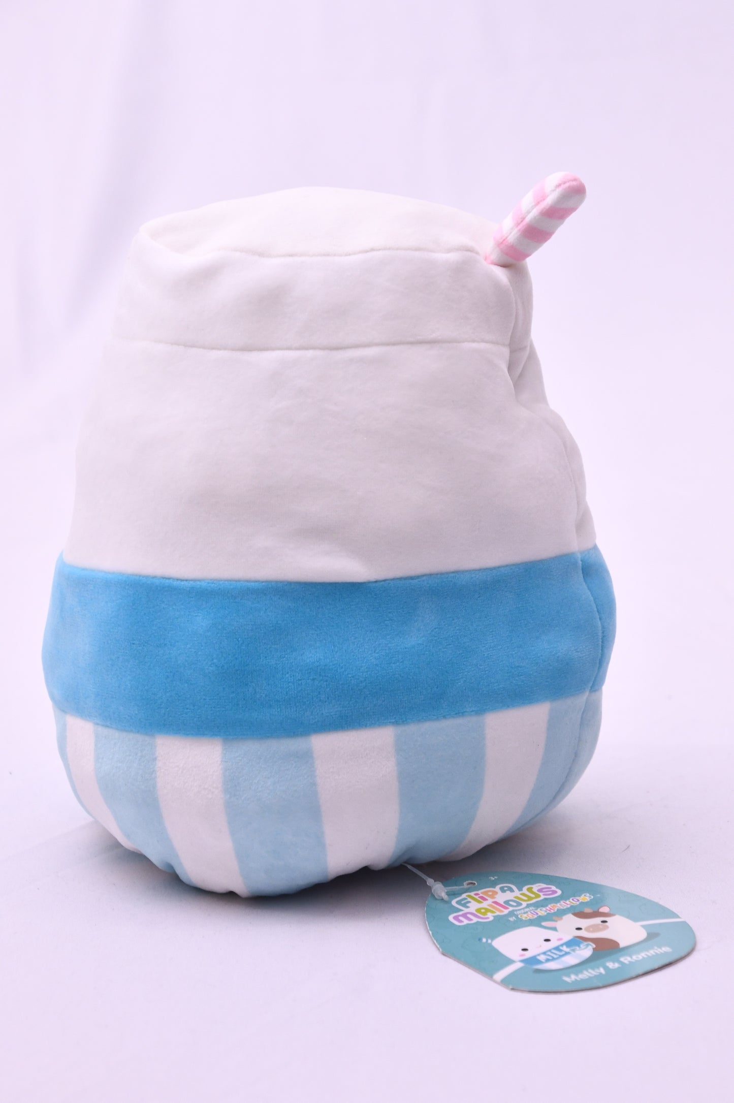 Squishmallows Flip A Mallows Melly Ronnie Milk Carton Plush 8" NWT Kellytoy