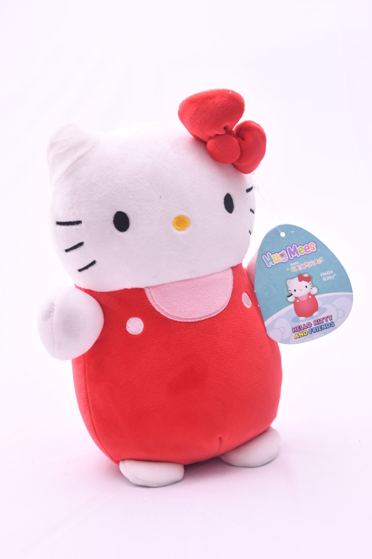 Hello Kitty HugMees Squishmallows Plush Kellytoy Jazwares NWT Sanrio Red 10"