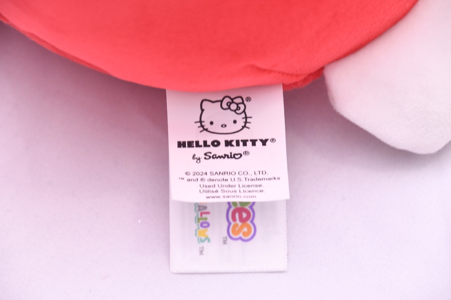 Hello Kitty HugMees Squishmallows Plush Kellytoy Jazwares NWT Sanrio Red 10"