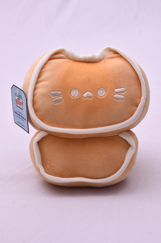Detroit Klaws Cat Bun Plush Toy Kawaii Cat Bread Plush Stuffed Animal NWT