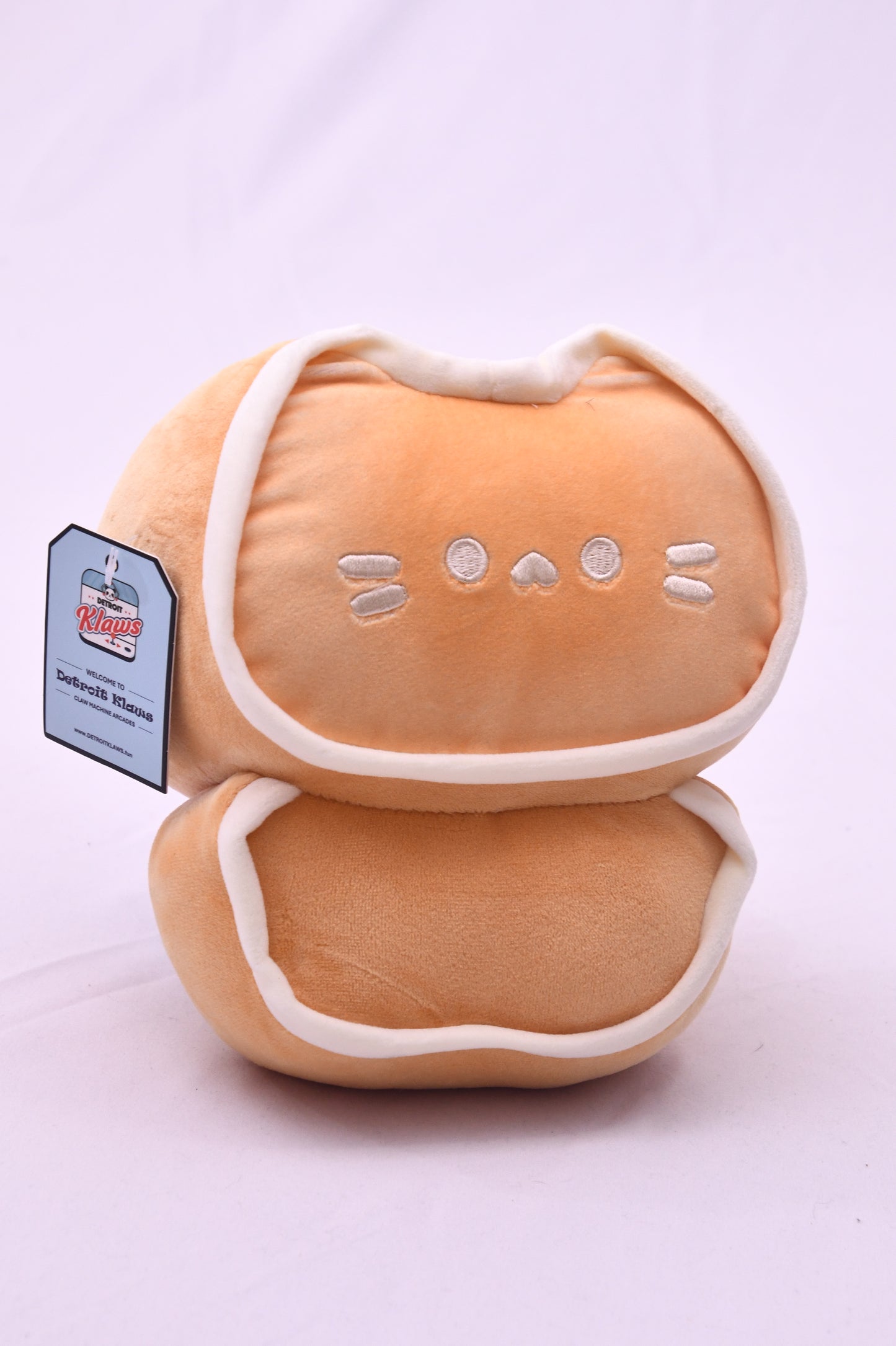 Detroit Klaws Cat Bun Plush Toy Kawaii Cat Bread Plush Stuffed Animal NWT