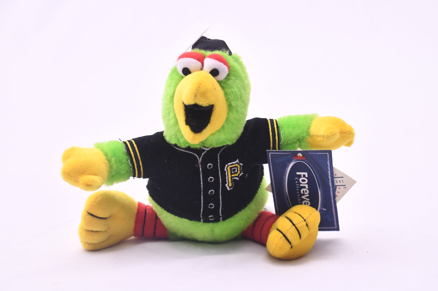 Forever Collectibles Pittsburgh Pirates Parrot Mascot Plush MLB Stuffed Toy Tag