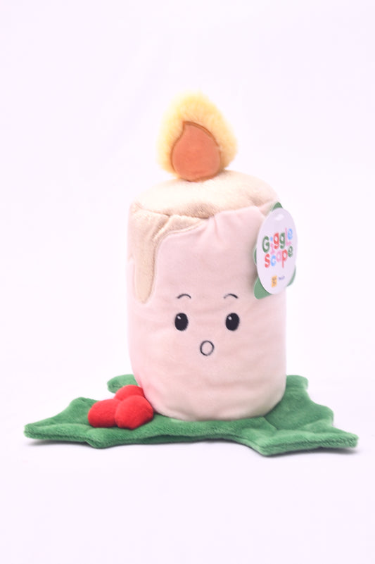 Target GiggleScape Christmas Candle Plush Holiday Decor Stuffed Toy w/ Tags