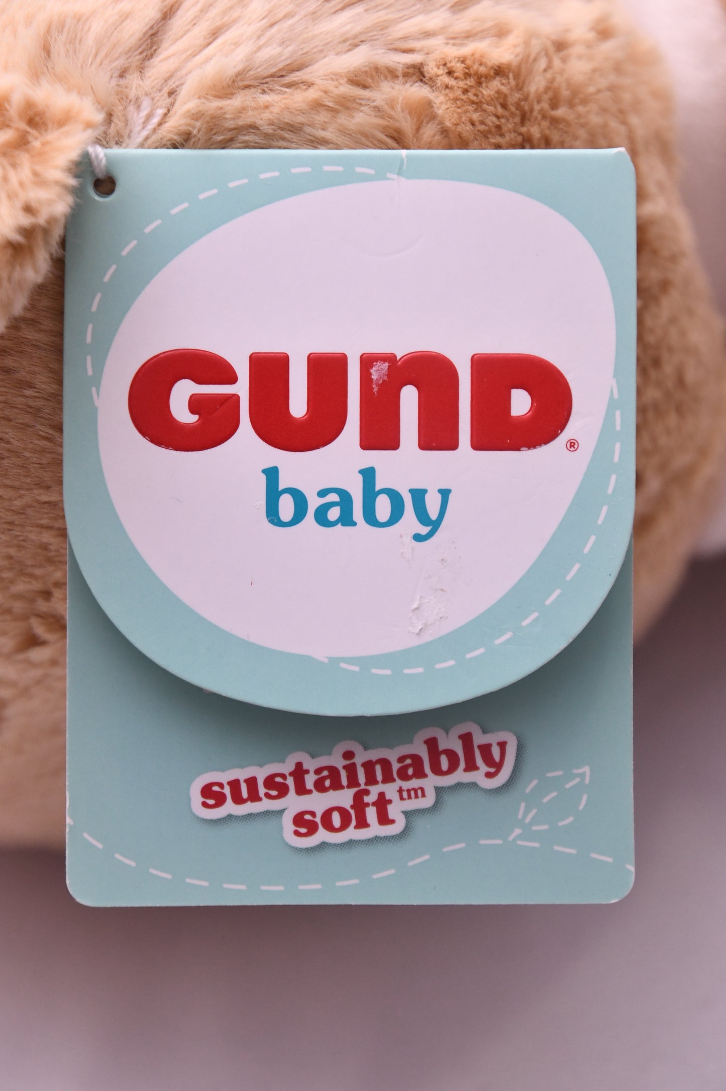 GUND Baby Clove Teddy Bear Plush #6066014 Bow Tie Soft Stuffed Animal w/ Tags