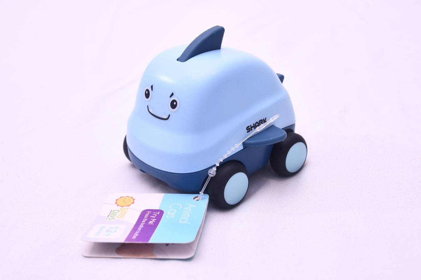 Sunny Days Animal Cars Shark Musical Toddler Toy Car Lights Sounds NWT 12M+