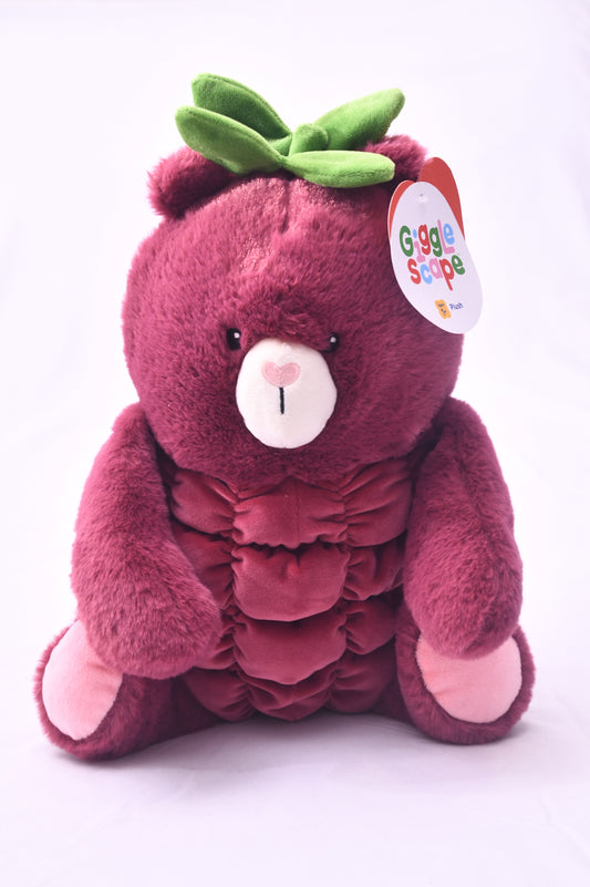 Giggle Scape Raspberry Bear Plush Target Berry Stuffed Animal NWT Ages 1+