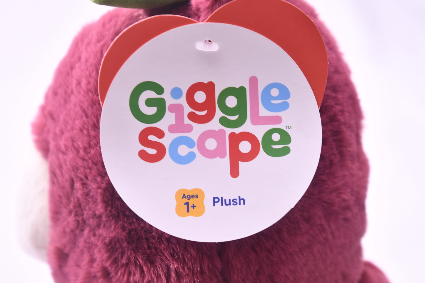 Giggle Scape Raspberry Bear Plush Target Berry Stuffed Animal NWT Ages 1+