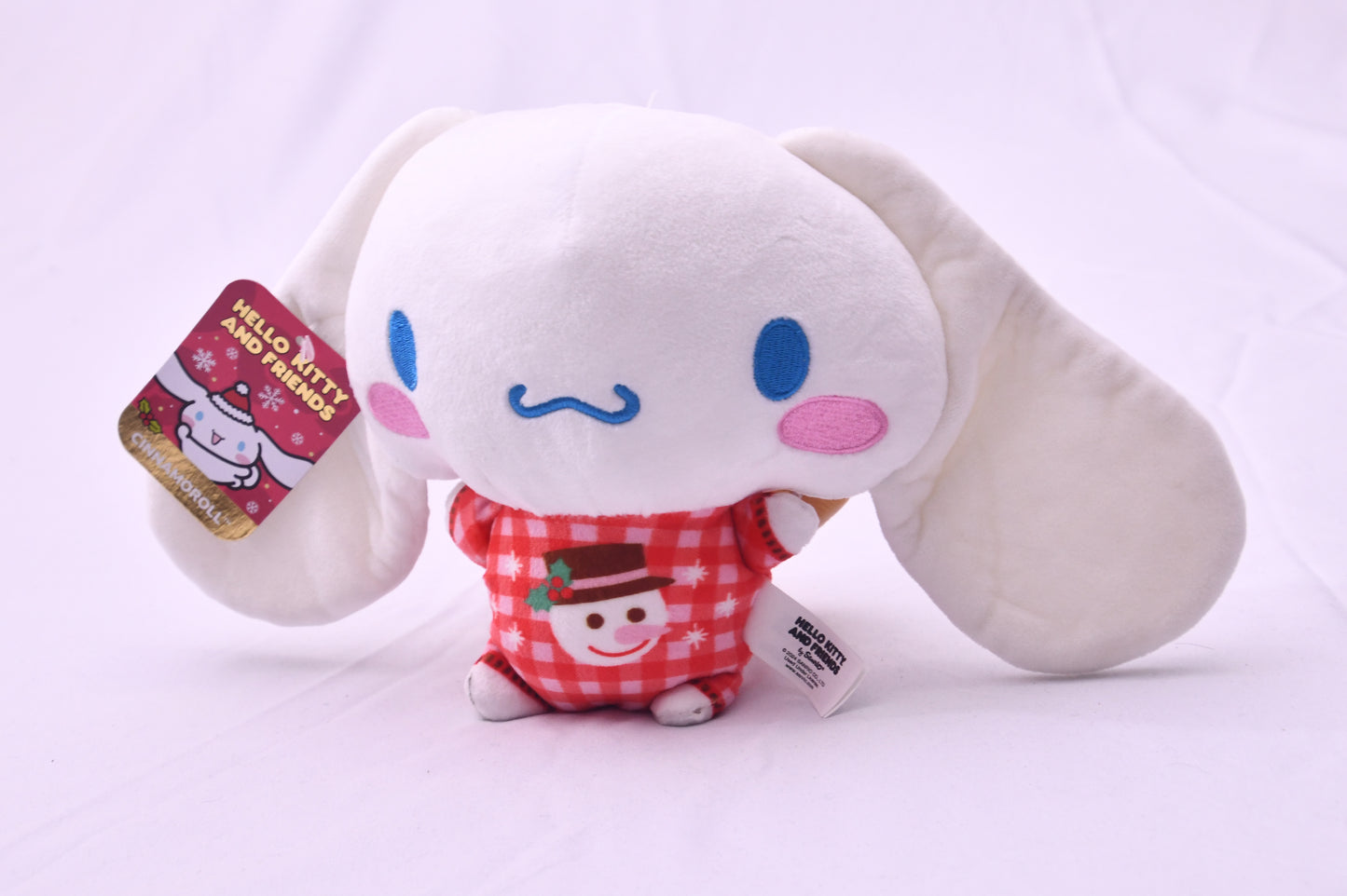 Sanrio Cinnamoroll Christmas Plush 8" Hello Kitty Friends Snowman Jazwares NWT