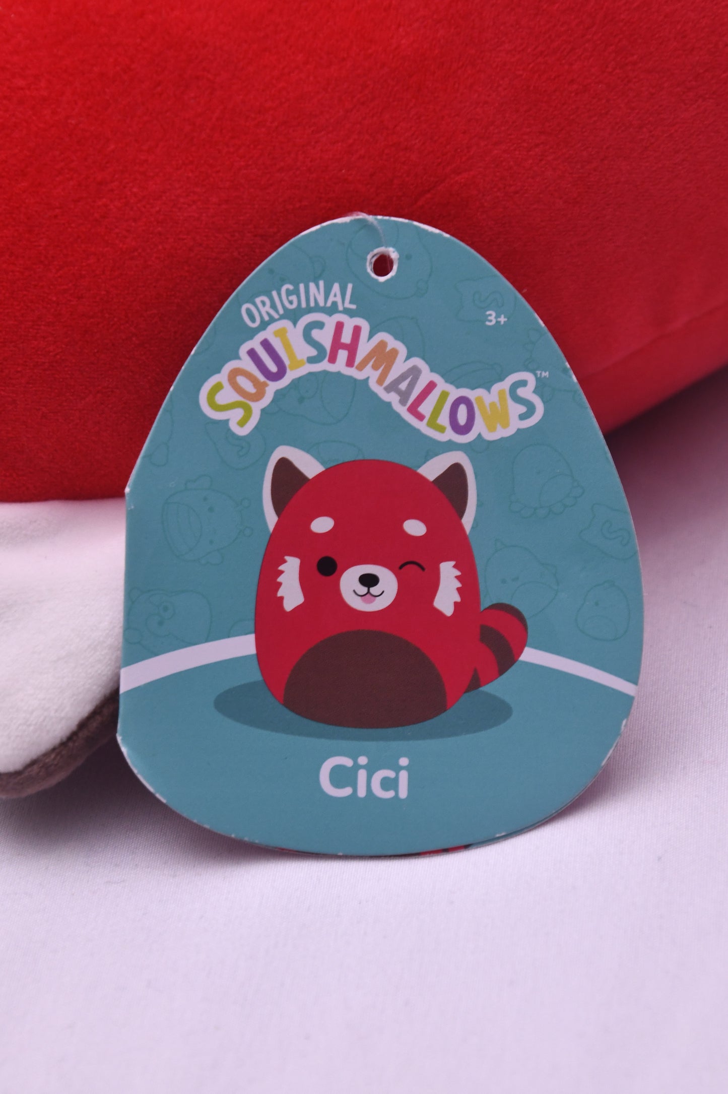 Original Squishmallows Cici Red Panda Plush Kellytoy Jazwares NWT Collectible