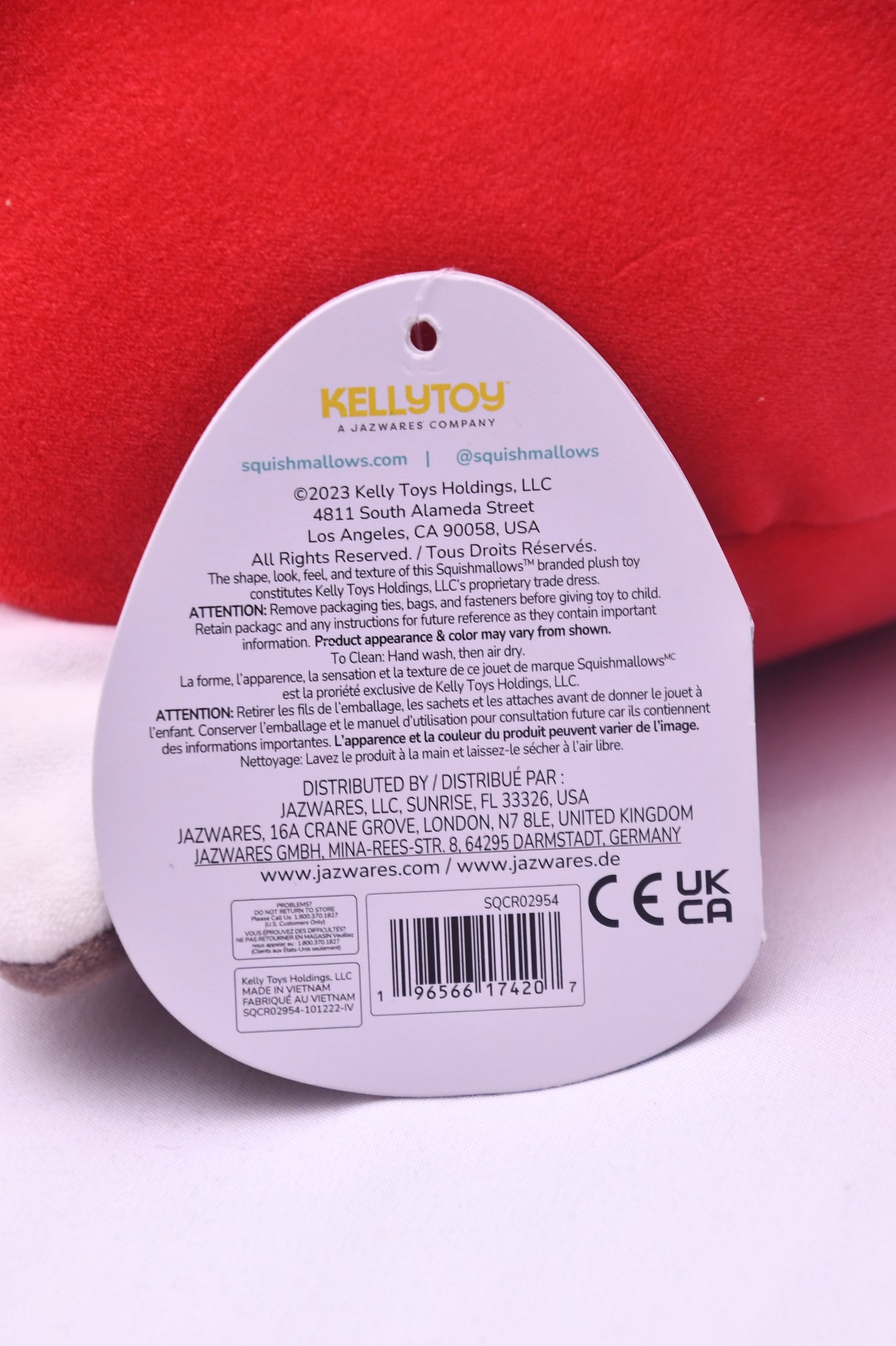 Original Squishmallows Cici Red Panda Plush Kellytoy Jazwares NWT Collectible