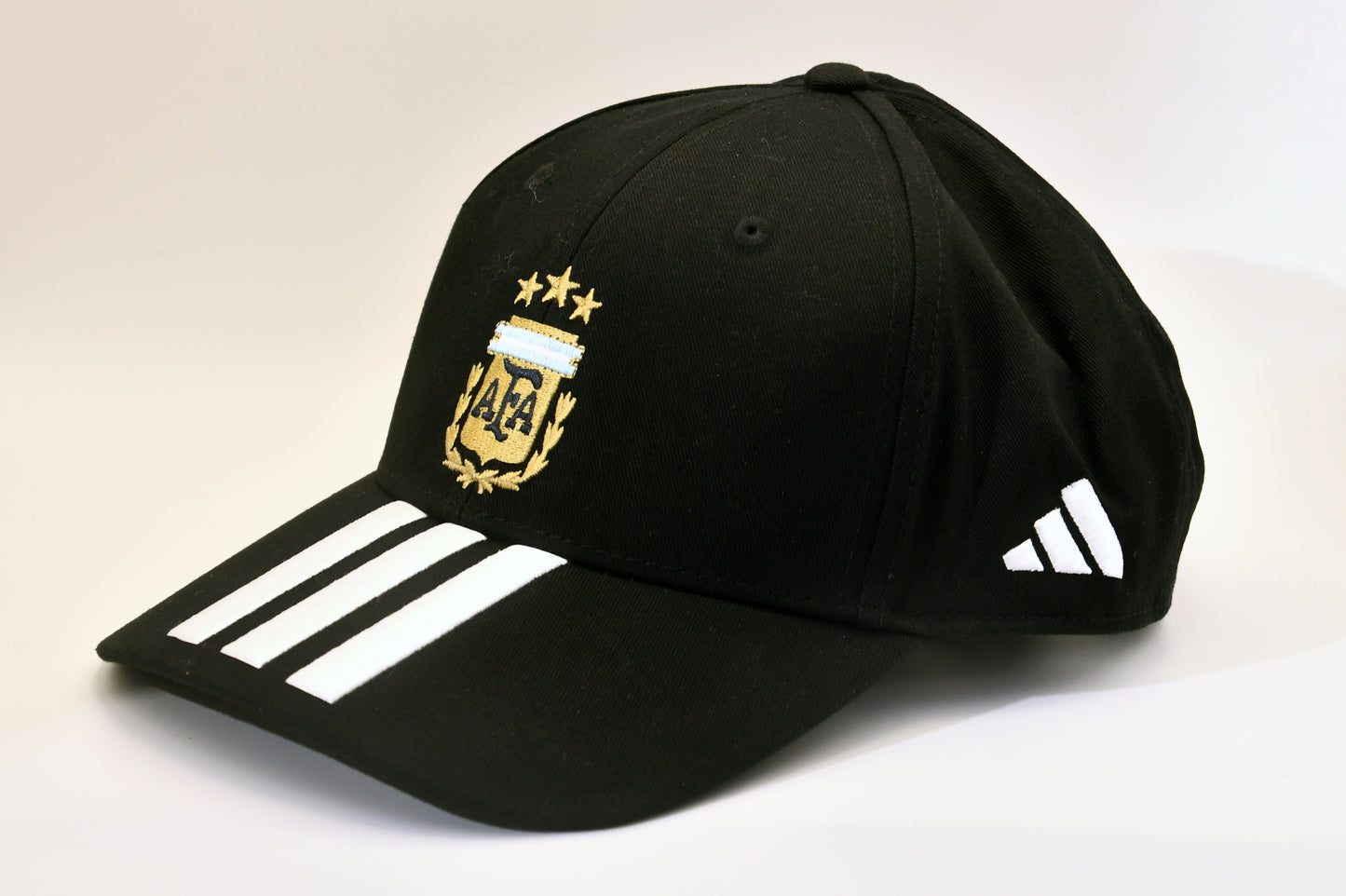 Adidas Argentina AFA Black Baseball Cap Hat OSFM Adjustable Soccer NWT