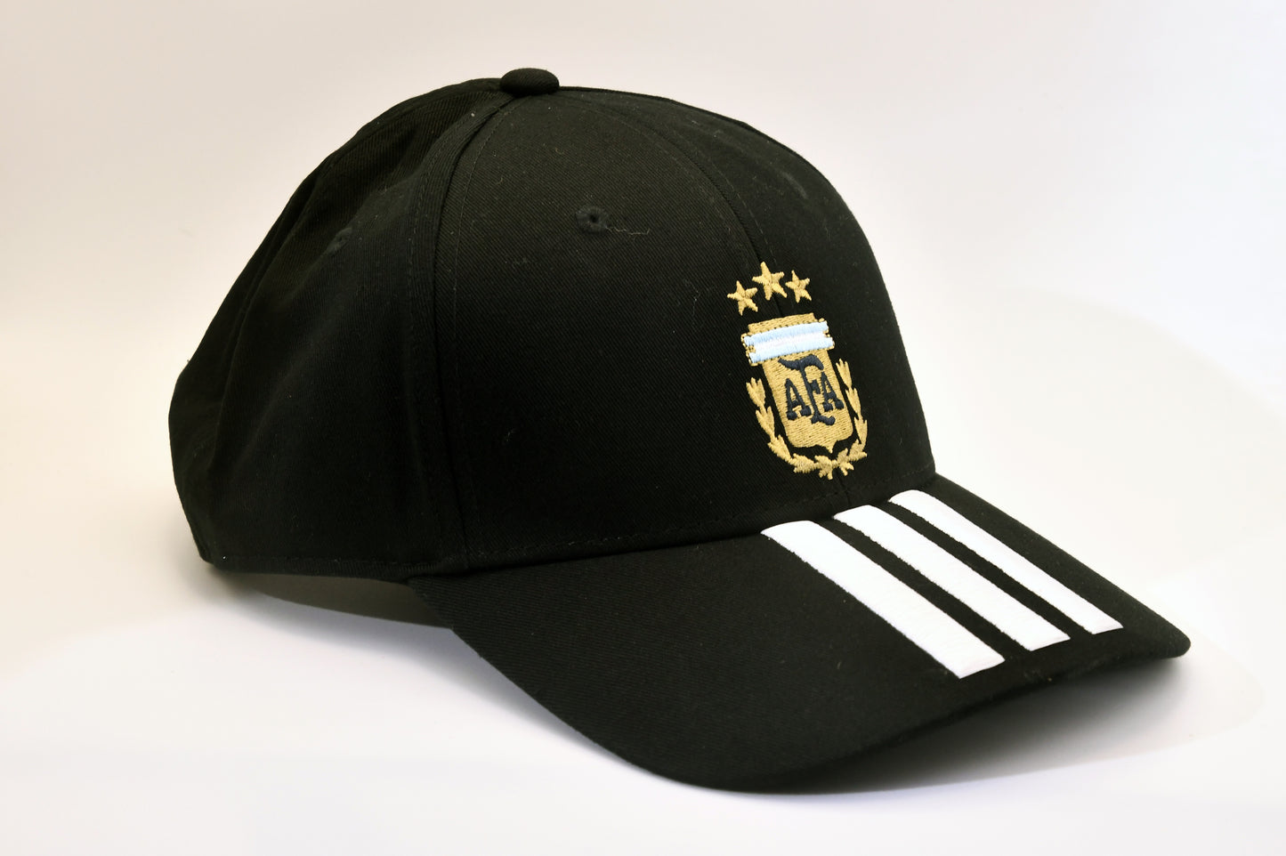 Adidas Argentina AFA Black Baseball Cap Hat OSFM Adjustable Soccer NWT
