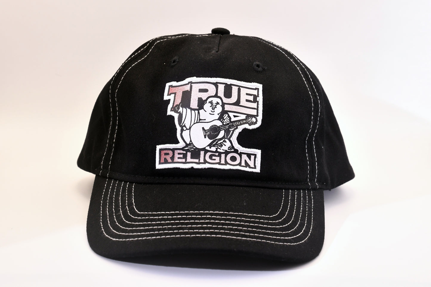 True Religion Brand Jeans Buddha Hat Black Snapback Adjustable OS NWT Cap
