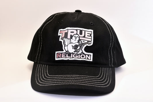 True Religion Brand Jeans Buddha Hat Black Snapback Adjustable OS NWT Cap