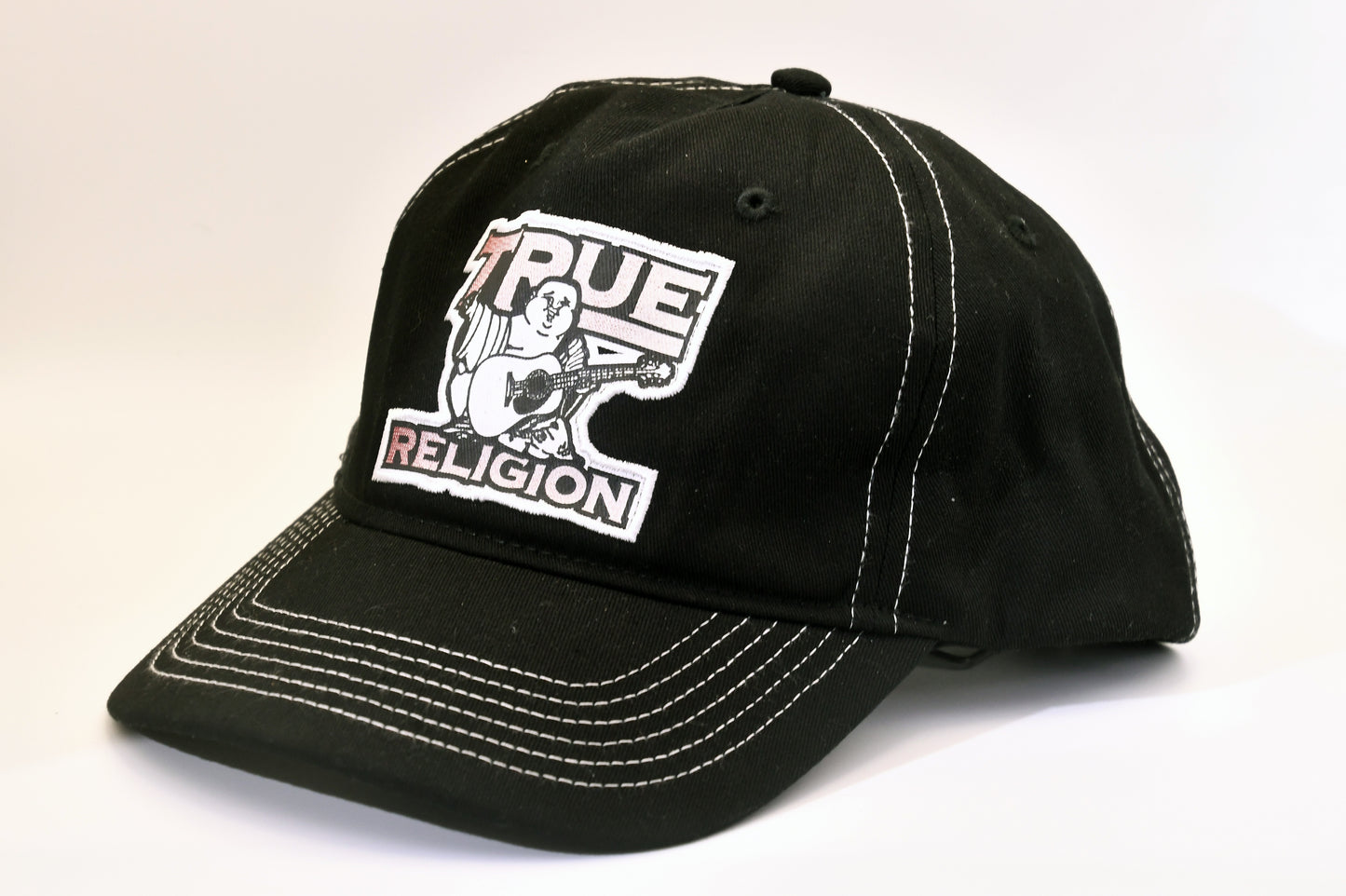 True Religion Brand Jeans Buddha Hat Black Snapback Adjustable OS NWT Cap