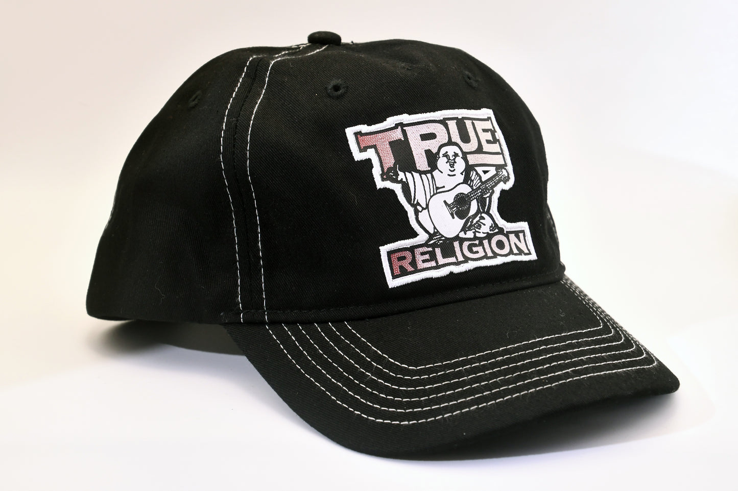 True Religion Brand Jeans Buddha Hat Black Snapback Adjustable OS NWT Cap