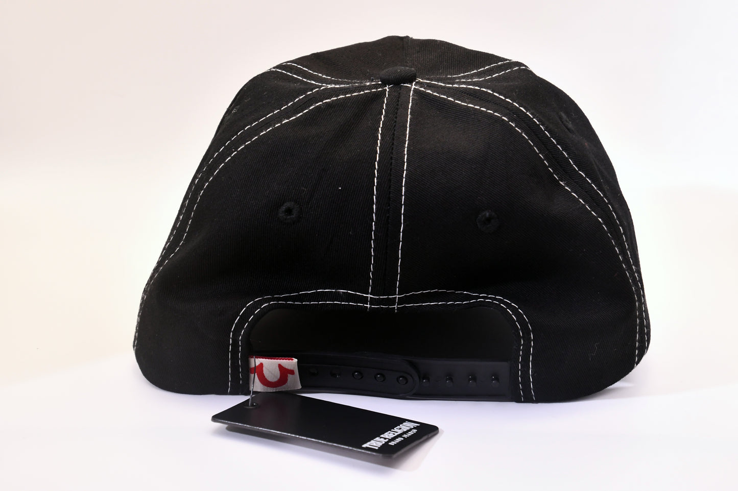 True Religion Brand Jeans Buddha Hat Black Snapback Adjustable OS NWT Cap