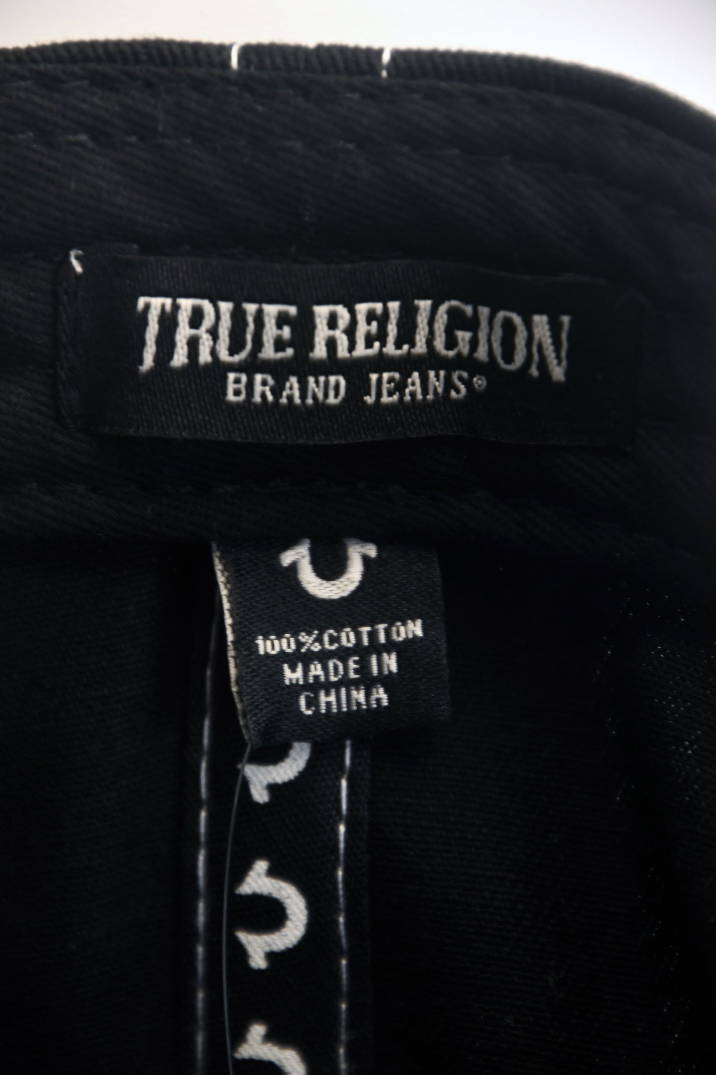 True Religion Brand Jeans Buddha Hat Black Snapback Adjustable OS NWT Cap