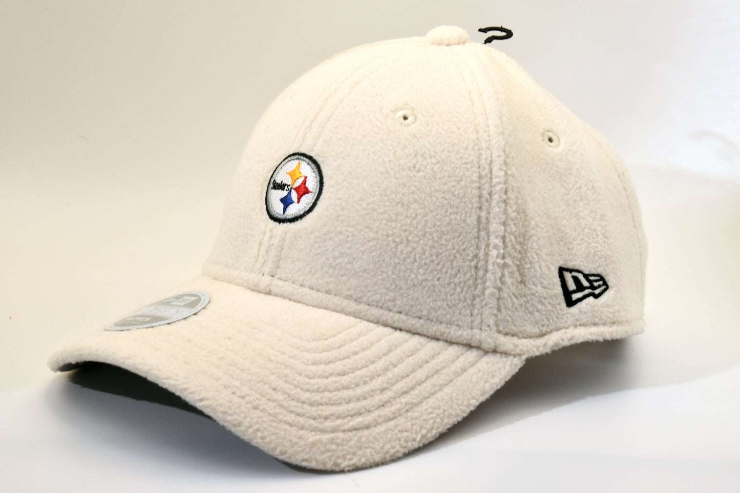 New Era Pittsburgh Steelers 9FORTY Womens Sherpa Fleece Hat Cream OSFM NWT