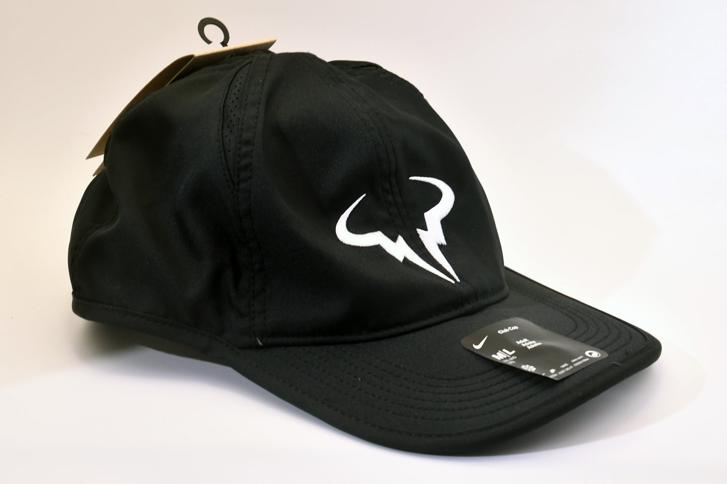 Nike Rafa Nadal Dri-FIT Club Cap Black M/L Adjustable Tennis Hat FB5600-010 NWT