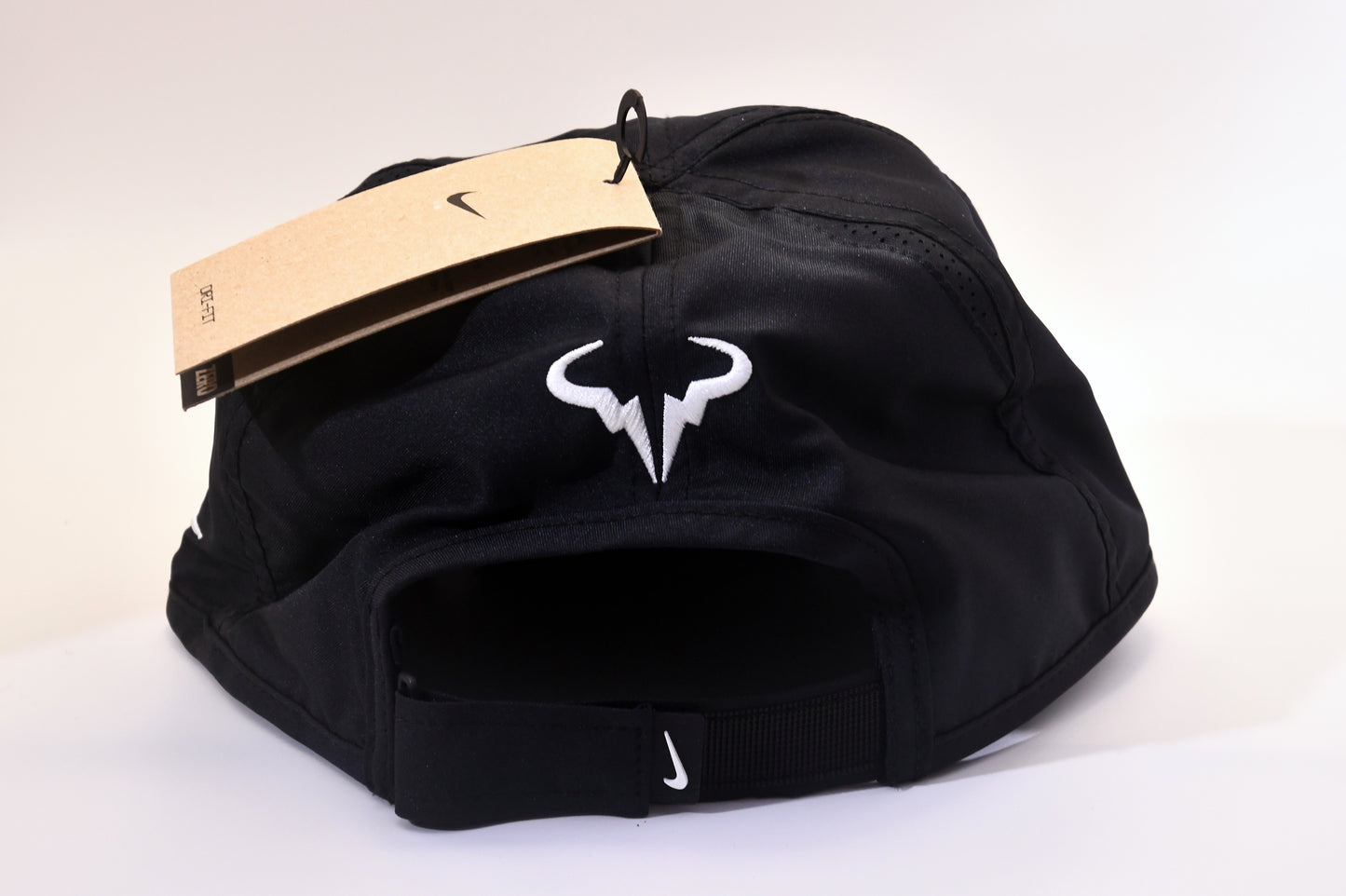 Nike Rafa Nadal Dri-FIT Club Cap Black M/L Adjustable Tennis Hat FB5600-010 NWT