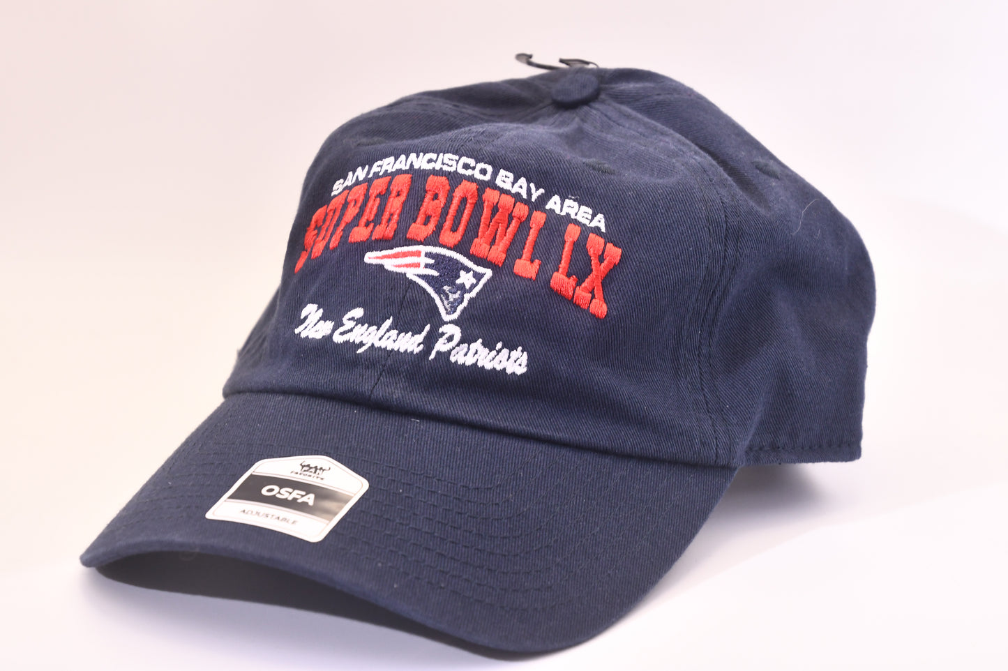 New England Patriots Super Bowl LIX adjustable navy blue NFL hat by Fan Favorite