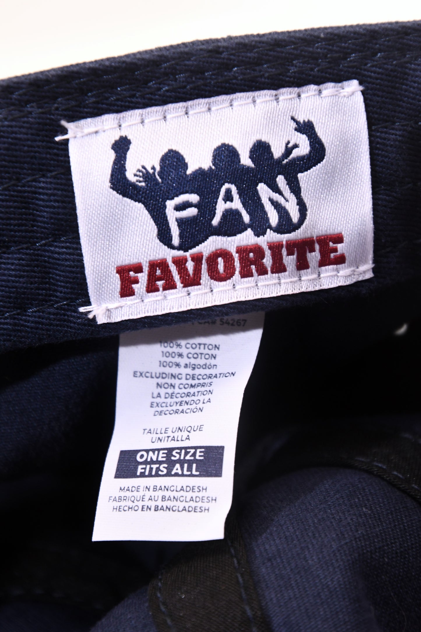 New England Patriots Super Bowl LIX adjustable navy blue NFL hat by Fan Favorite