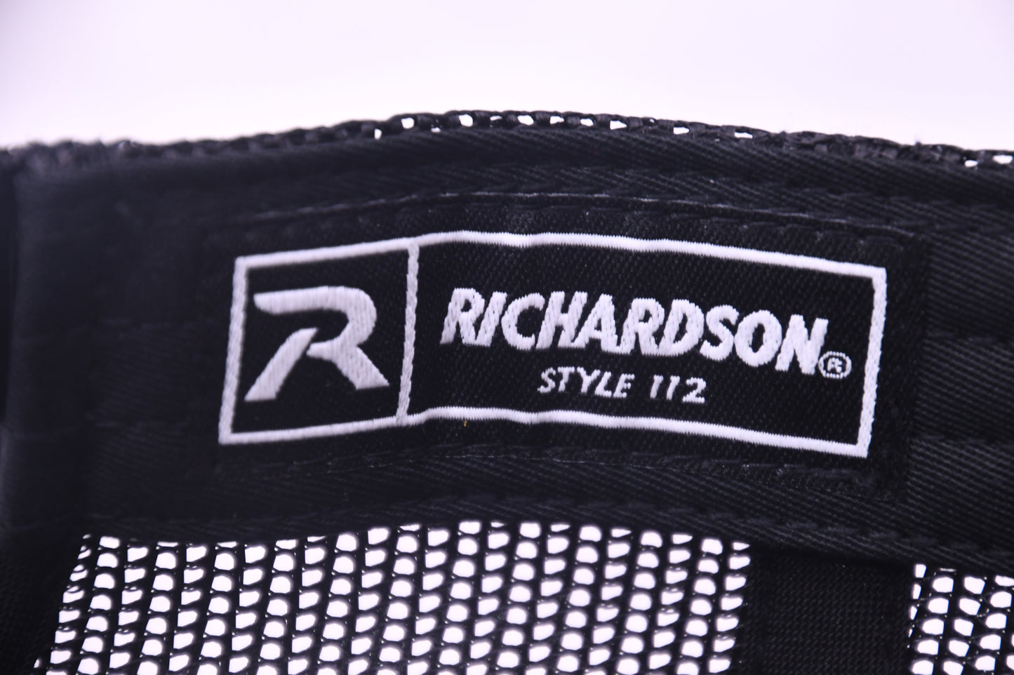 Richardson 112 Trucker Hat Black Snapback Adjustable Custom 44 Patch Cap