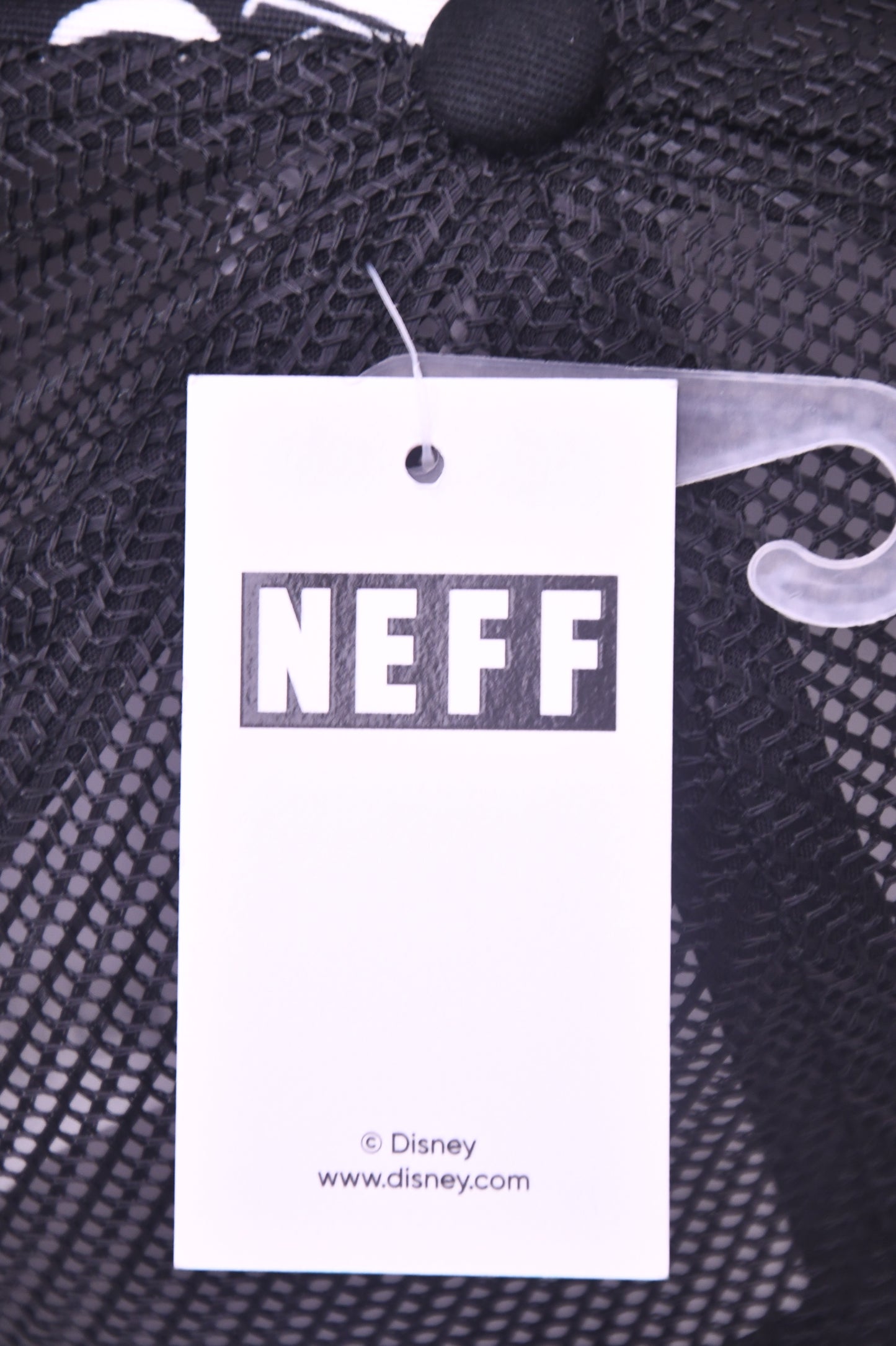 Disney x NEFF Mickey Mouse Graffiti Trucker Snapback Hat Black White NWT OSFM