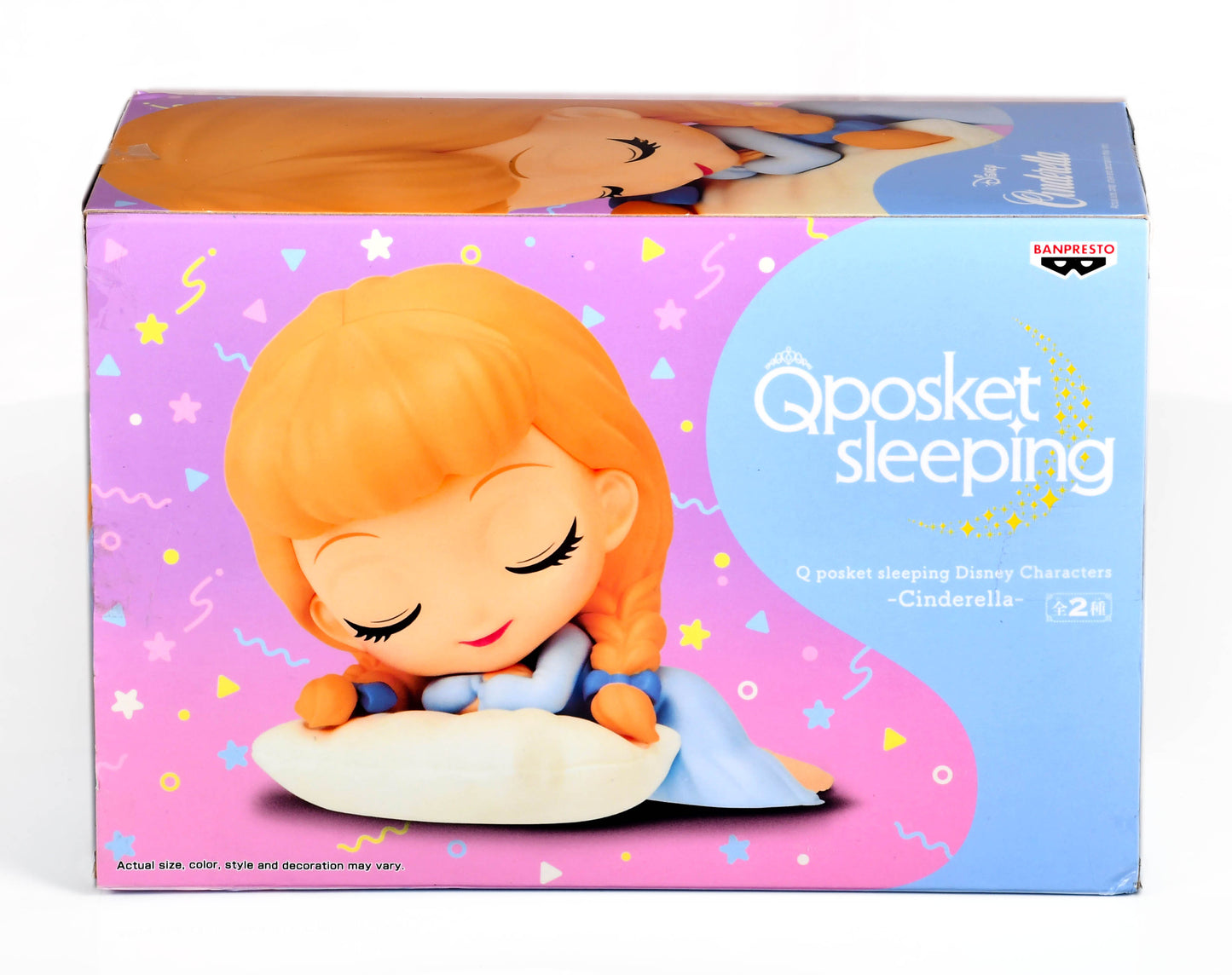 Banpresto - Disney Characters - Cinderella - Sleeping (Ver. A), Bandai Spirits Q Posket Figure