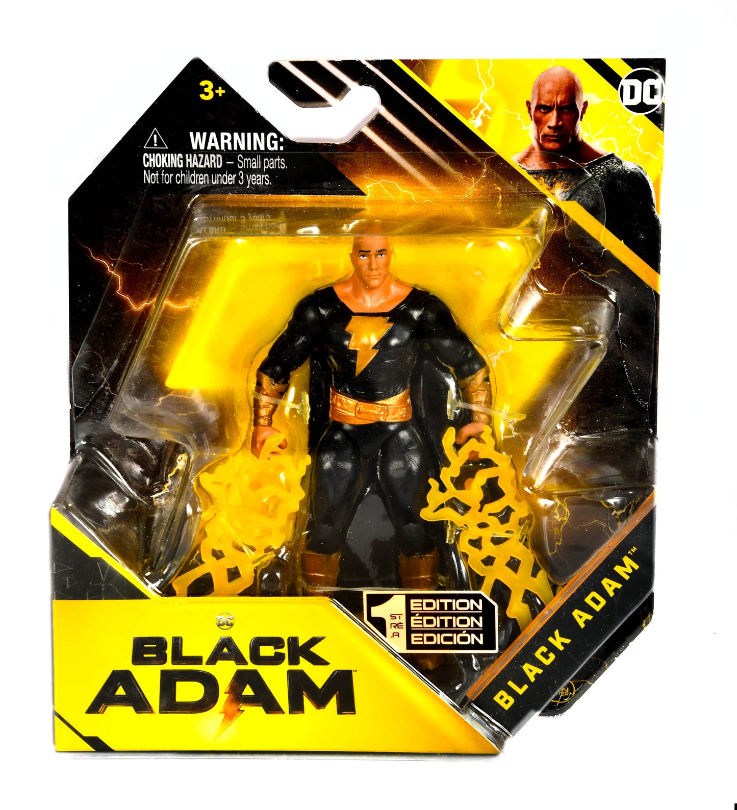 Spin Master DC Comics Black Adam Movie Collectible 10cm Articulated Action Figure - (Black Adam)