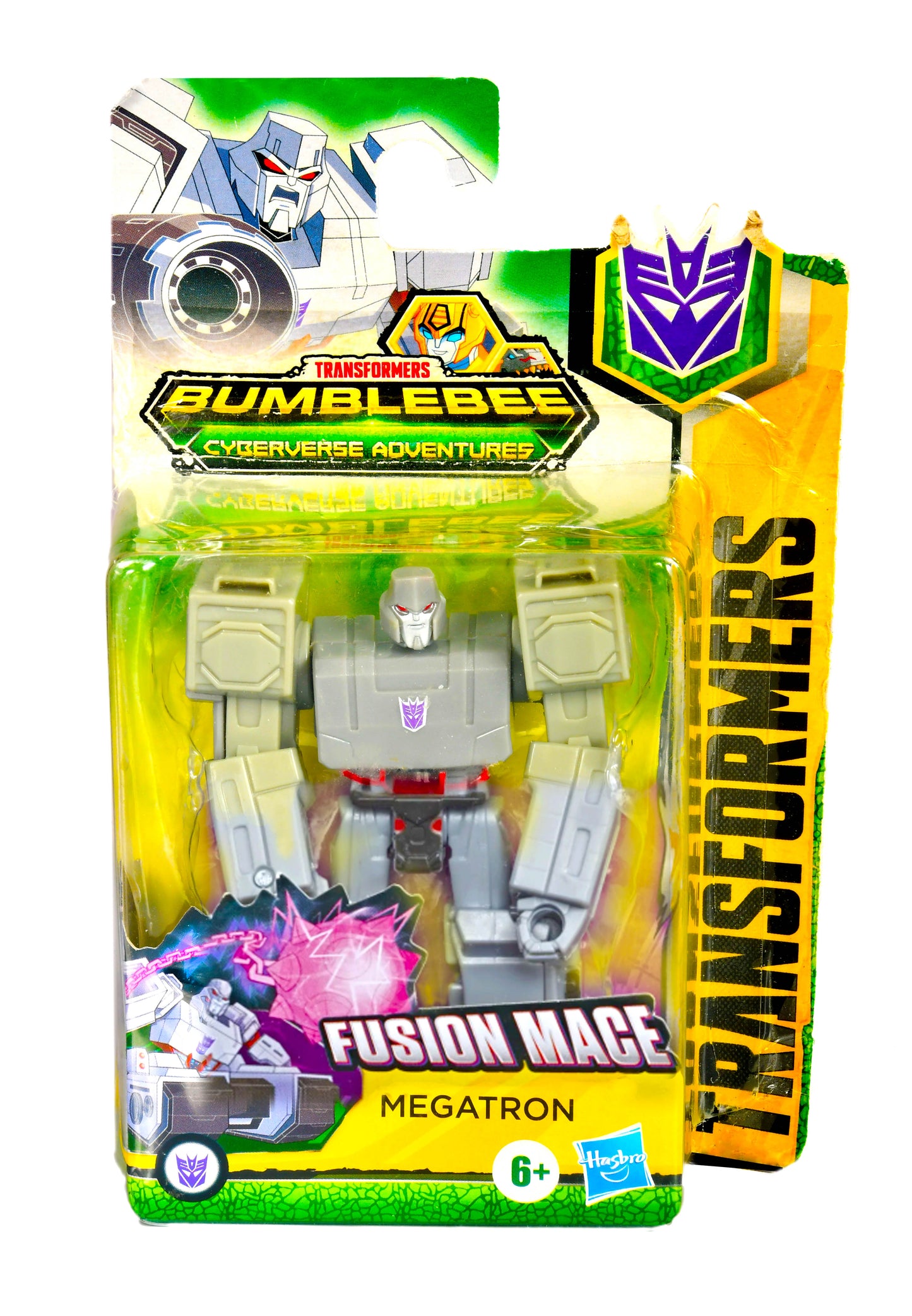 Transformers Bumblebee Cyberverse Adventures Action Attackers Megatron Scout Action Figure [Fusion Mace]