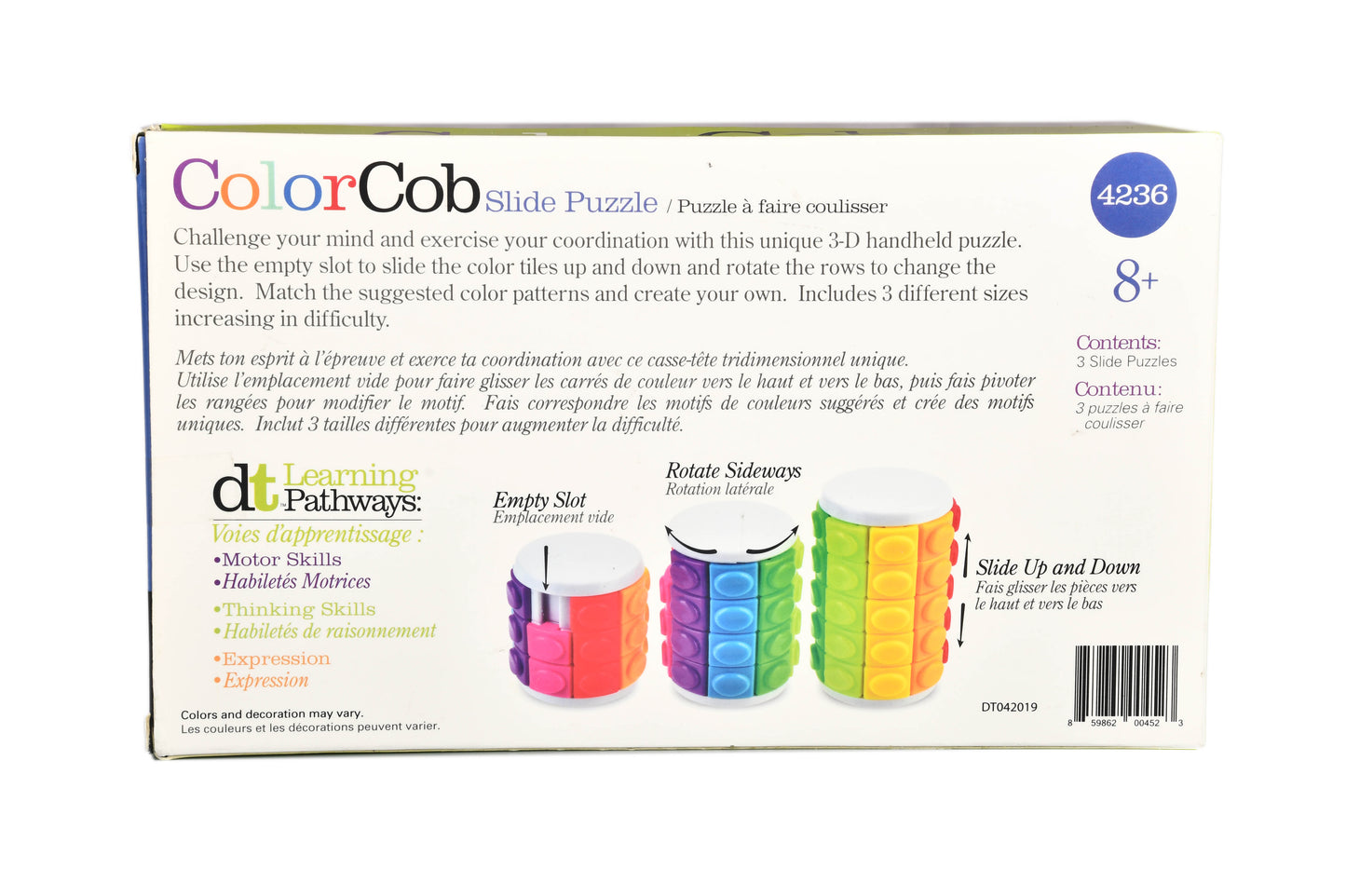 Discovery Toys Color Cob- Slide Puzzle