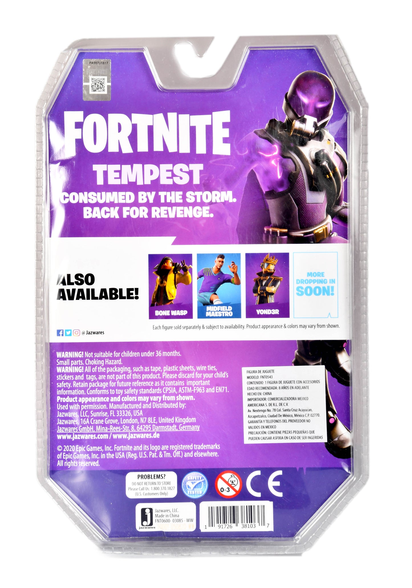 Fortnite TEMPEST Solo Mode 4" Action Figure
