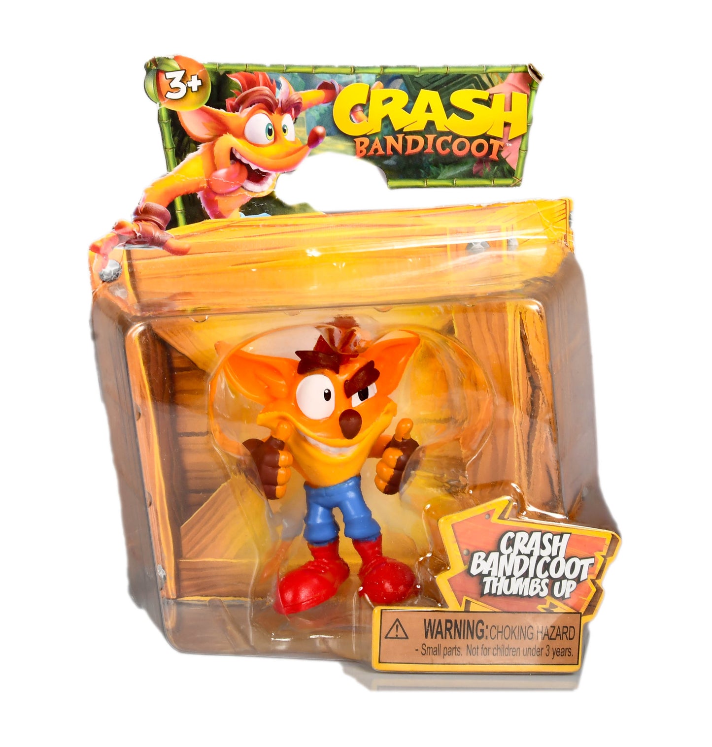 CRASH BANDICOOT THUMBS UP 3" Action Figure Jakks Pacific 2023