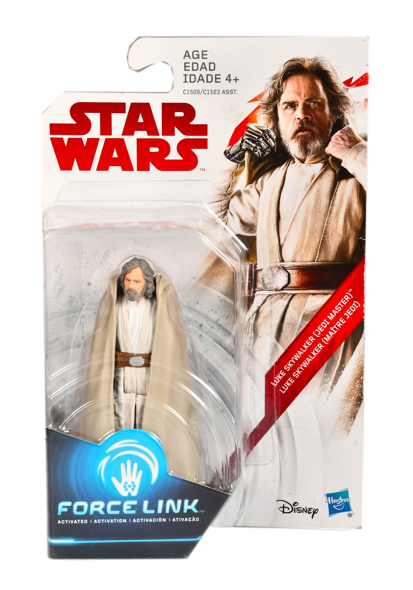 STAR WARS FORCE LINK LUKE SKYWALKER JEDI MASTER