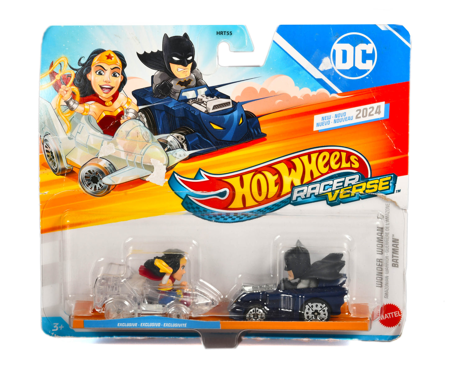 HOT WHEELS DC RACER VERSE NEW 2024 “ BATMAN & WONDER WOMAN”