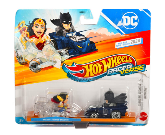 HOT WHEELS DC RACER VERSE NEW 2024 “ BATMAN & WONDER WOMAN”