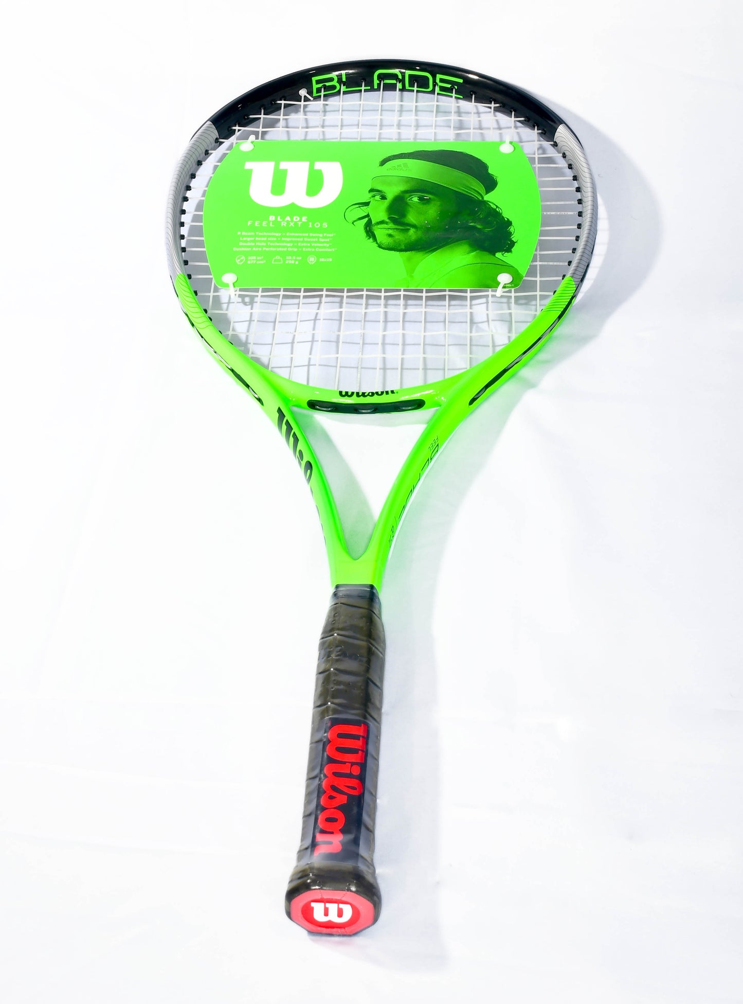 Wilson Blade Feel RXT 105 Tennis Racket Green Grey Size 3 | 4 3/8" Grip New