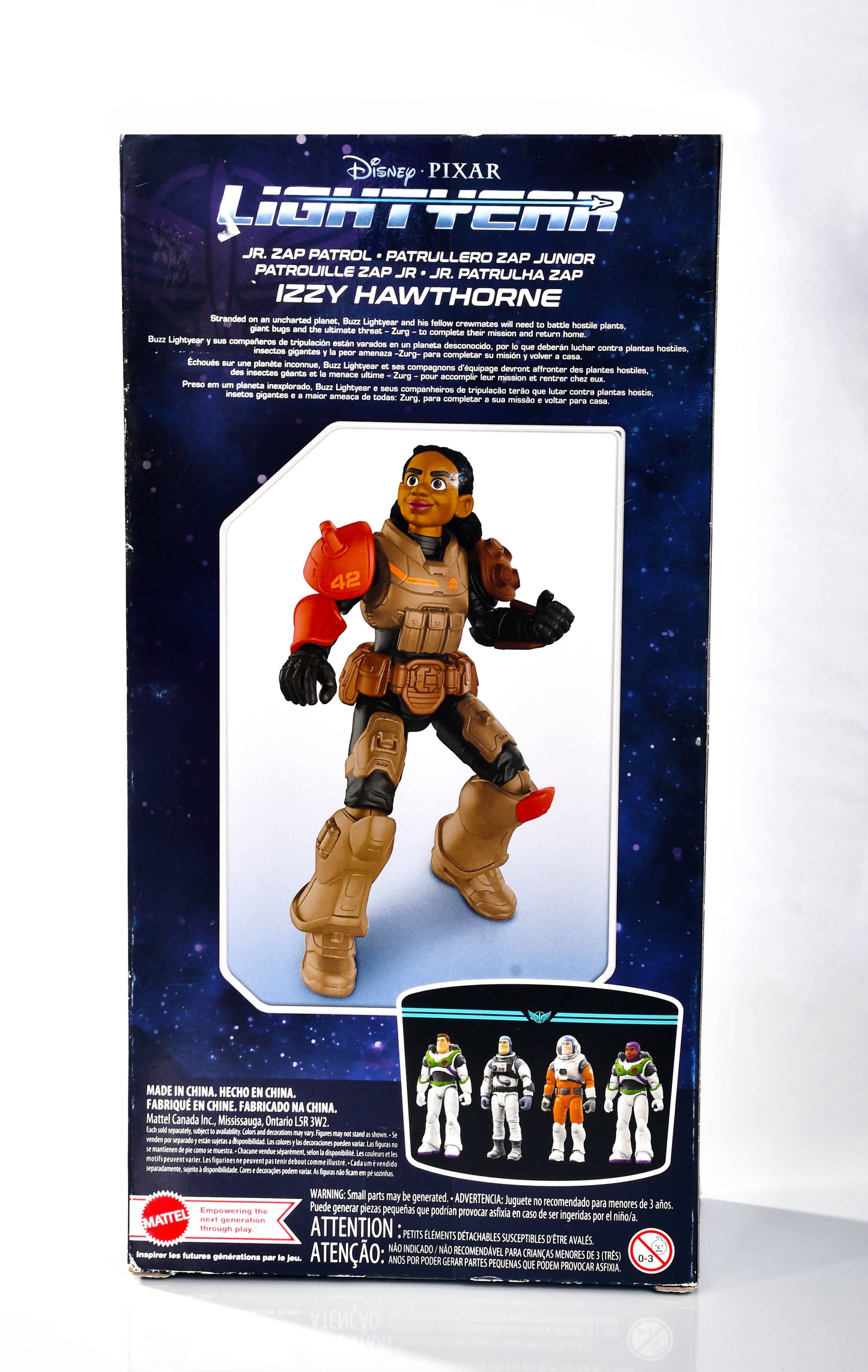 IZZY HAWTHORNE Lightyear 12" ACTION FIGURE Disney Pixar Mattel 14 Joints NIB