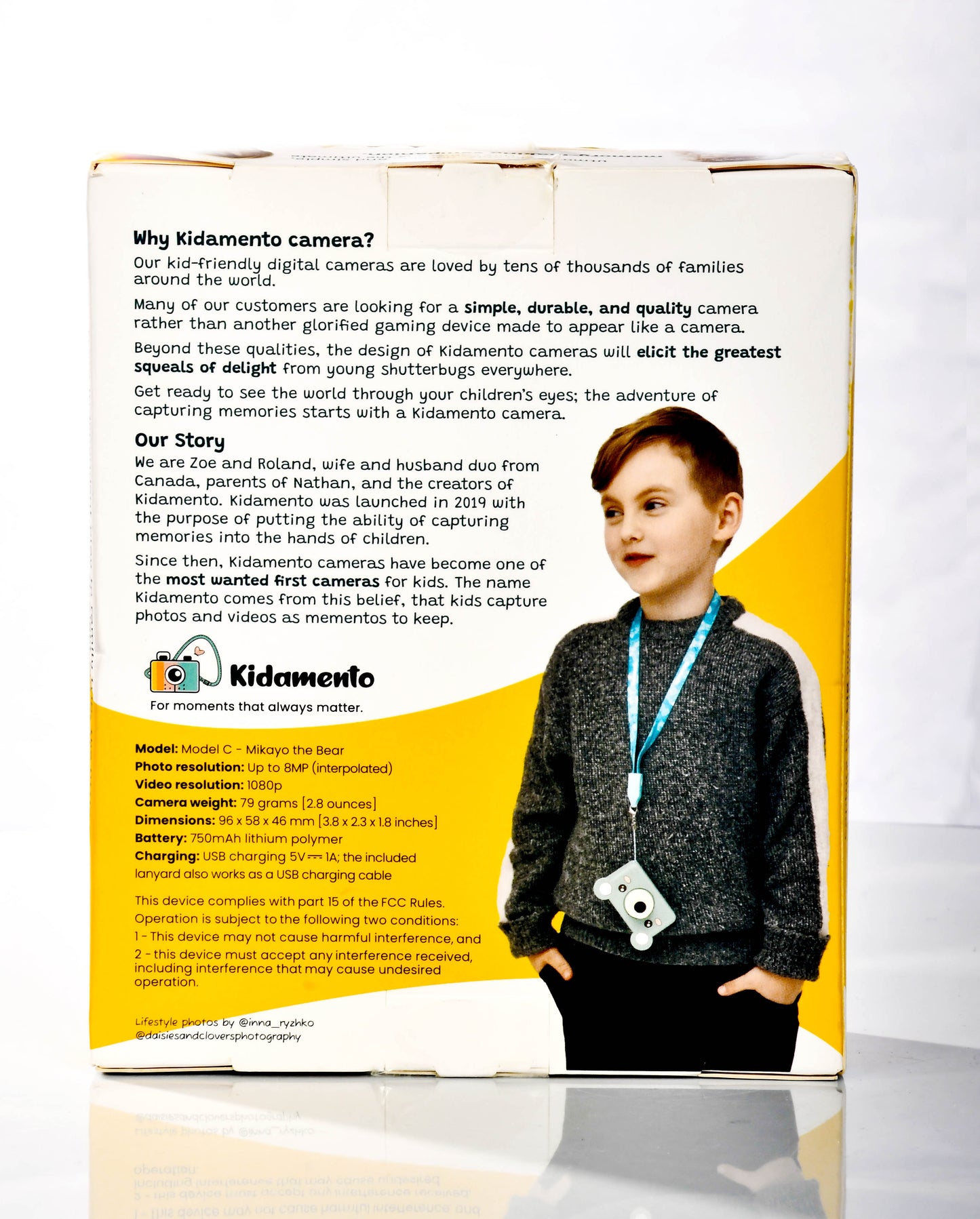 Kidamento Digital Camera - Mikayo the Bear