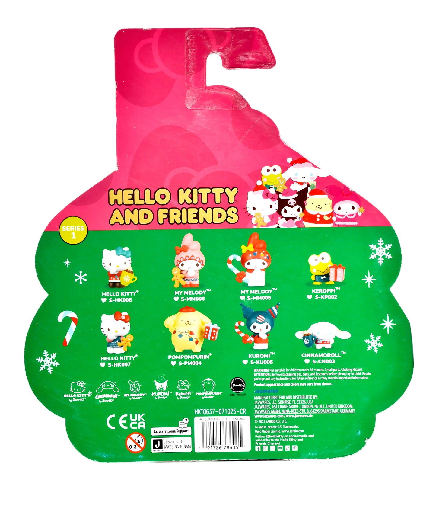 SANRIO Hello Kitty 2 Figure Pack Hello Kitty & Pompompurin