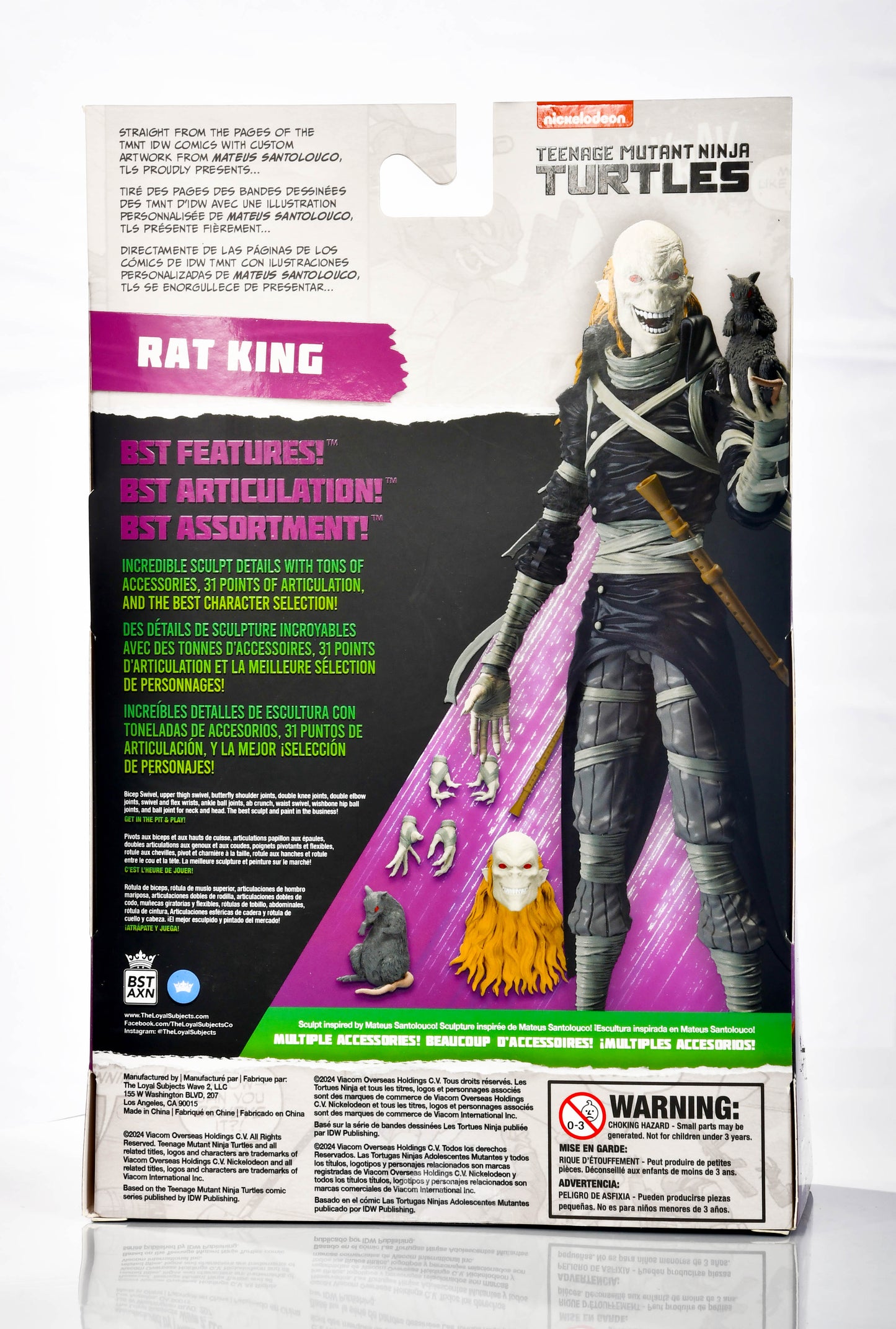 Teenage Mutant Ninja Turtles Rat King Action Figure Best Action